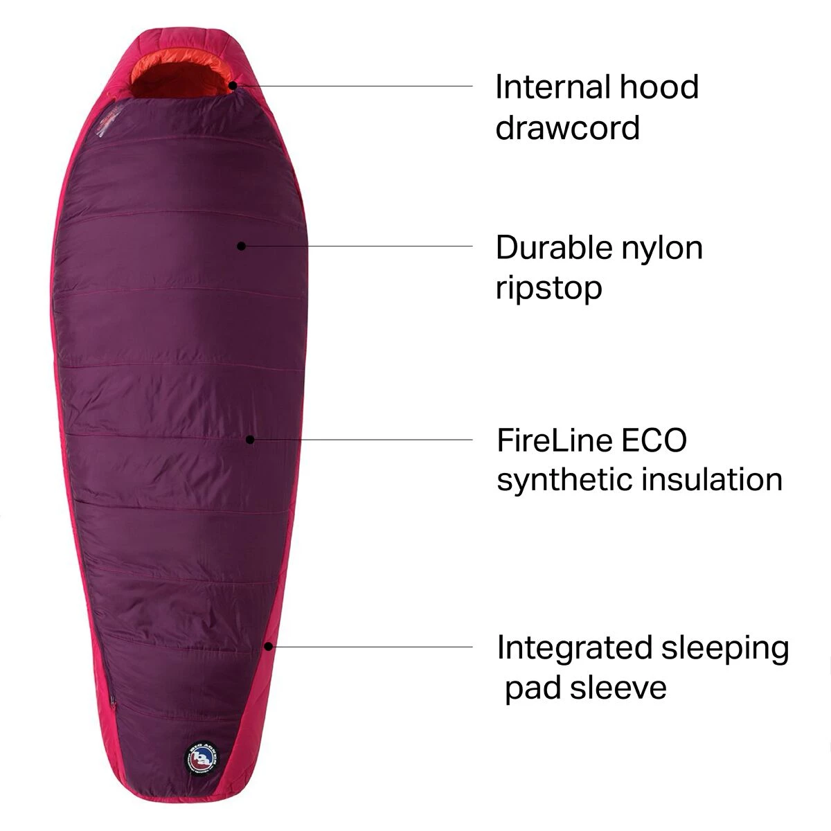 Discount โค๏ธ Big Agnes Sunbeam Sleeping Bag: 15F Synthetic Women's ๐คฉ 4 Discount โค๏ธ Big Agnes Sunbeam Sleeping Bag: 15F Synthetic Women's ๐คฉ - Image 2