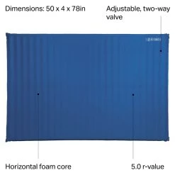Discount ๐ Big Agnes Hinman Double Wide Sleeping Pad ๐ 8 Discount ๐ Big Agnes Hinman Double Wide Sleeping Pad ๐ -Big Agnes Store BLU D3 4