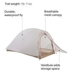 Promo 🎉 Big Agnes Fly Creek HV UL Solution Dye Tent: 1 Person 3 Season 🤩 -Big Agnes Store GRAGRE D3