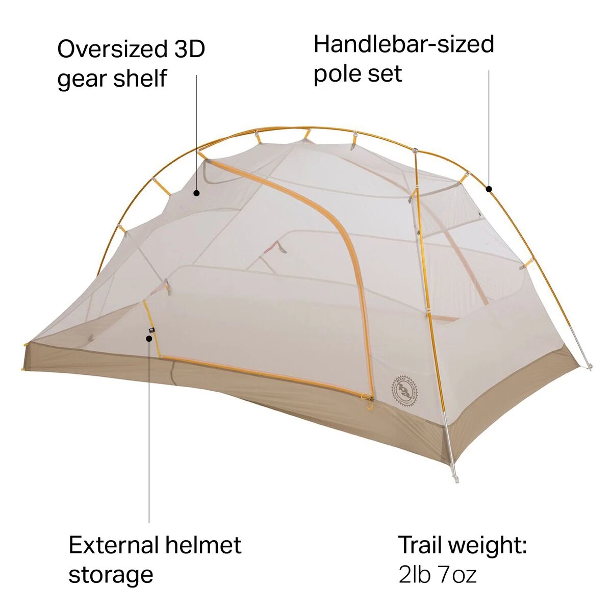 Discount ✔️ Big Agnes Tiger Wall UL2 Bikepack Tent: 2 Person 3 Season 🌟 4 Discount ✔️ Big Agnes Tiger Wall UL2 Bikepack Tent: 2 Person 3 Season 🌟 - Image 2