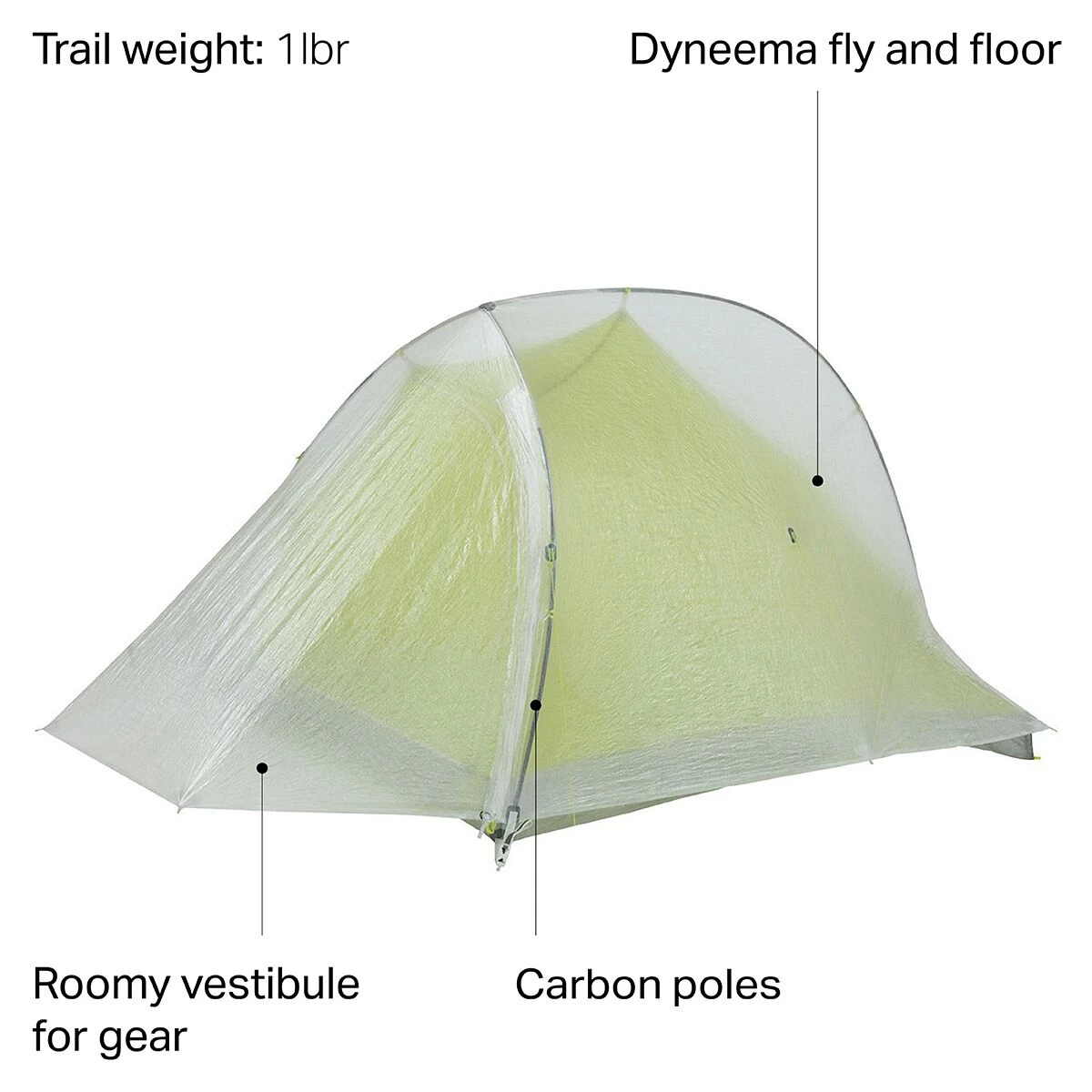 Outlet ๐ฏ Big Agnes Fly Creek HV 1 Carbon Tent: 1 Person 3 Season โค๏ธ 4 Outlet ๐ฏ Big Agnes Fly Creek HV 1 Carbon Tent: 1 Person 3 Season โค๏ธ - Image 2