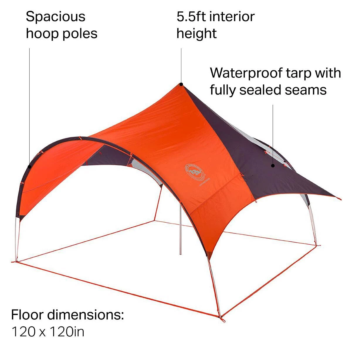 New ⭐ Big Agnes Log Flume Shelter ✨ 4 New ⭐ Big Agnes Log Flume Shelter ✨ - Image 2