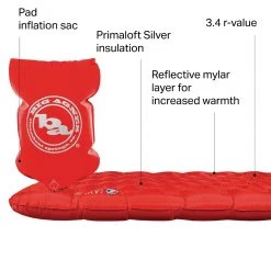 New ๐ Big Agnes Insulated AXL Air Sleeping Pad ๐งจ 13 New ๐ Big Agnes Insulated AXL Air Sleeping Pad ๐งจ -Big Agnes Store RED D3